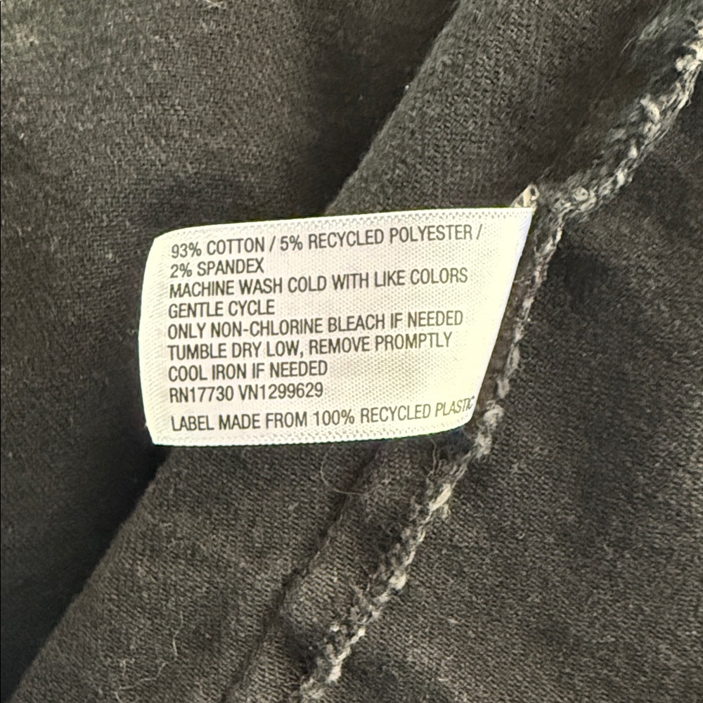 Ava & Viv | Distressed Black Jean Jacket | Black | Size 3X - Picture 5 of 6
